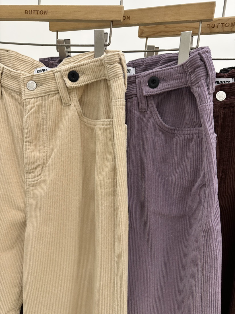 BUT東大門㊣直郵女裝新品人氣25秋冬推薦真品時尚休閑褲加絨button休閑褲