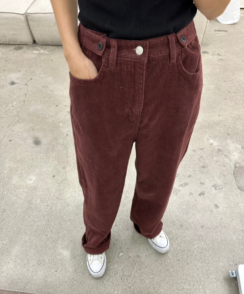 BUT東大門㊣直郵女裝新品人氣25秋冬推薦真品時尚休閑褲加絨button休閑褲