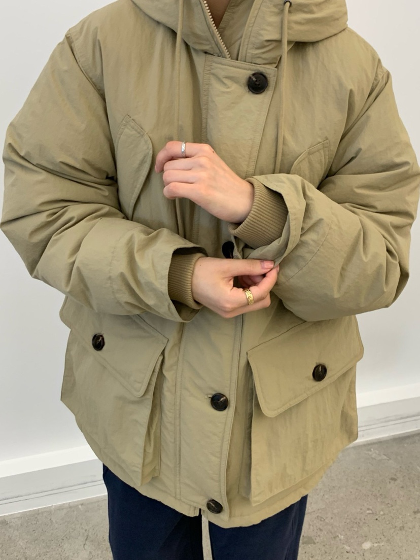 COBALT BLUE韓國代購㊣女裝新款職業推薦熱賣短款棉服填充COBALT BLUE短款棉服