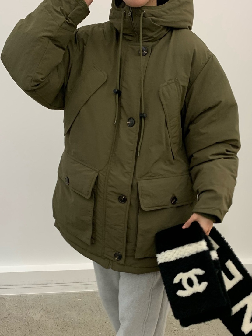 COBALT BLUE韓國代購㊣女裝新款職業推薦熱賣短款棉服填充COBALT BLUE短款棉服