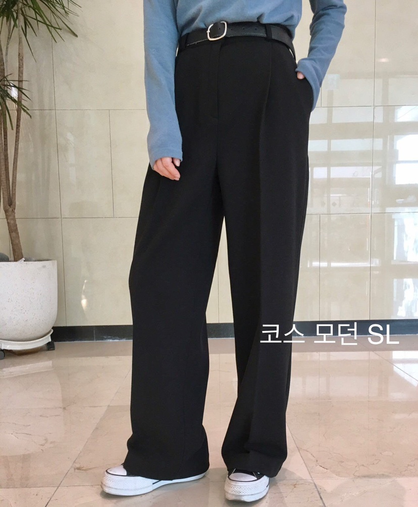 BUT東大門㊣代購女士新款25秋冬時尚真品休閑褲不含腰帶加絨button休閑褲