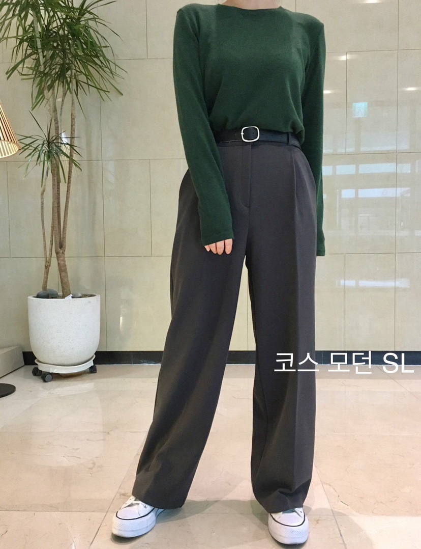 BUT東大門㊣代購女士新款25秋冬時尚真品休閑褲不含腰帶加絨button休閑褲