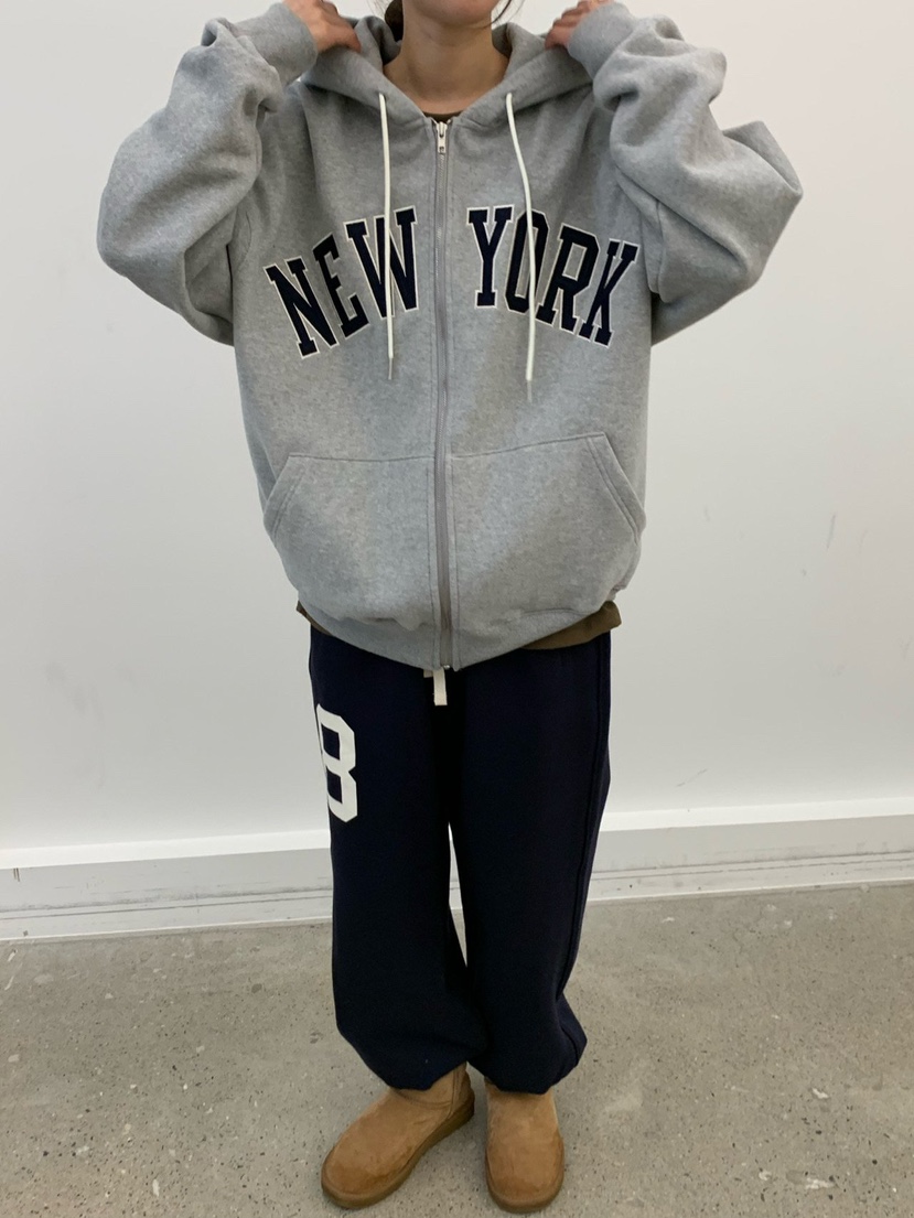 COBALT BLUE東大門㊣代購女士新款休閑25秋冬夾克連帽拉鏈衫COBALT BLUE夾克