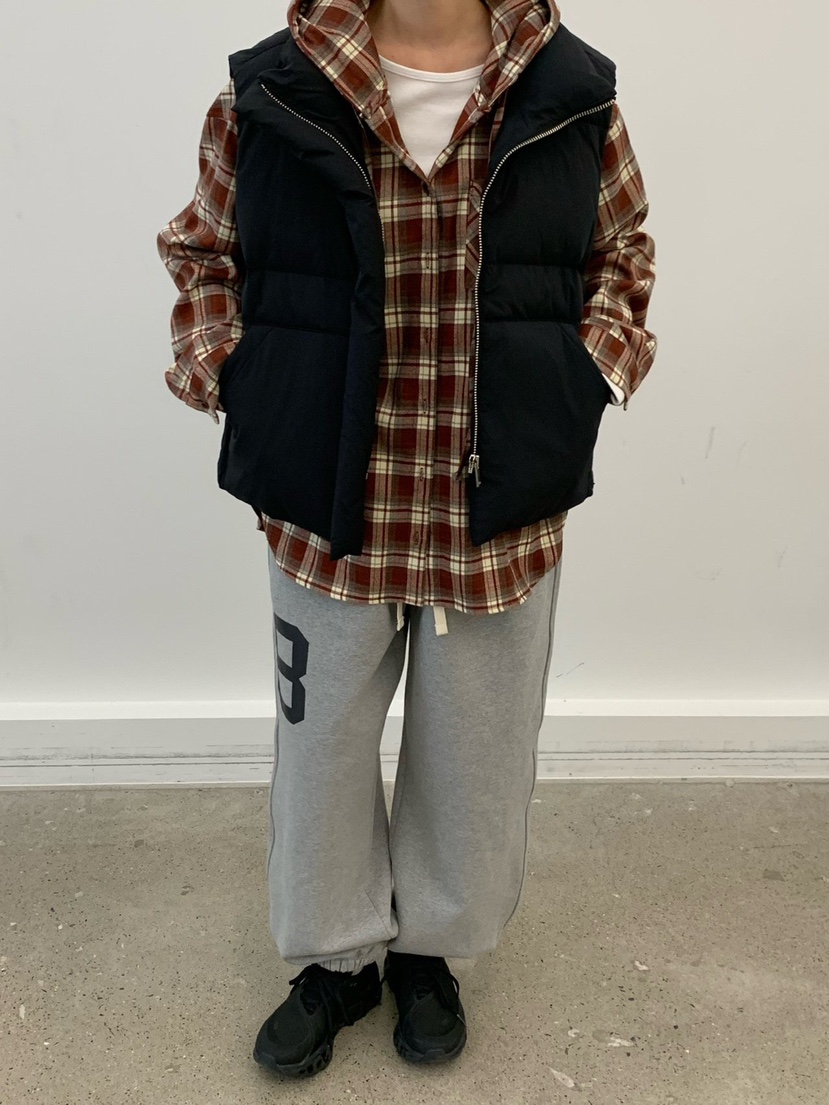 COBALT BLUE東大門㊣代購女士新款25秋冬襯衫蕾絲衫連帽衫格子COBALT BLUE襯衫/蕾絲衫