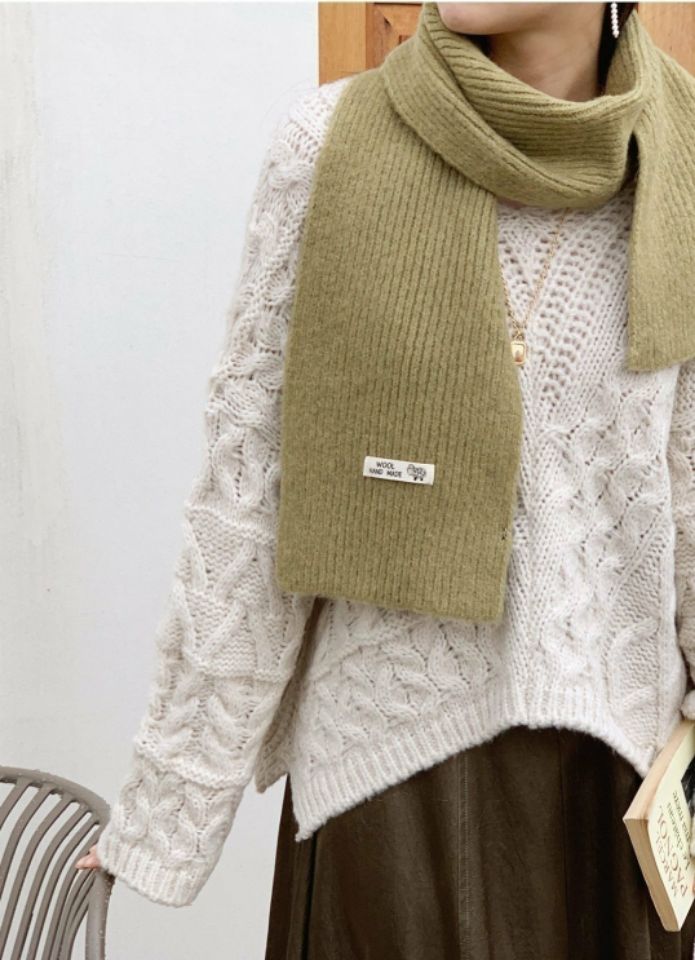 EBADA韓國代購㊣女裝新品25秋冬熱賣推薦職業休閑真品圍巾披肩EBADA圍巾/披肩