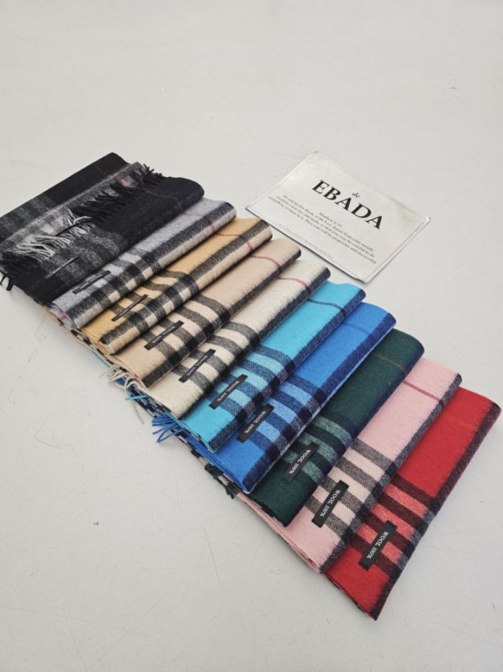 EBADA東大門㊣直郵女裝新款25秋冬人氣職業圍巾披肩羊毛格紋EBADA圍巾/披肩