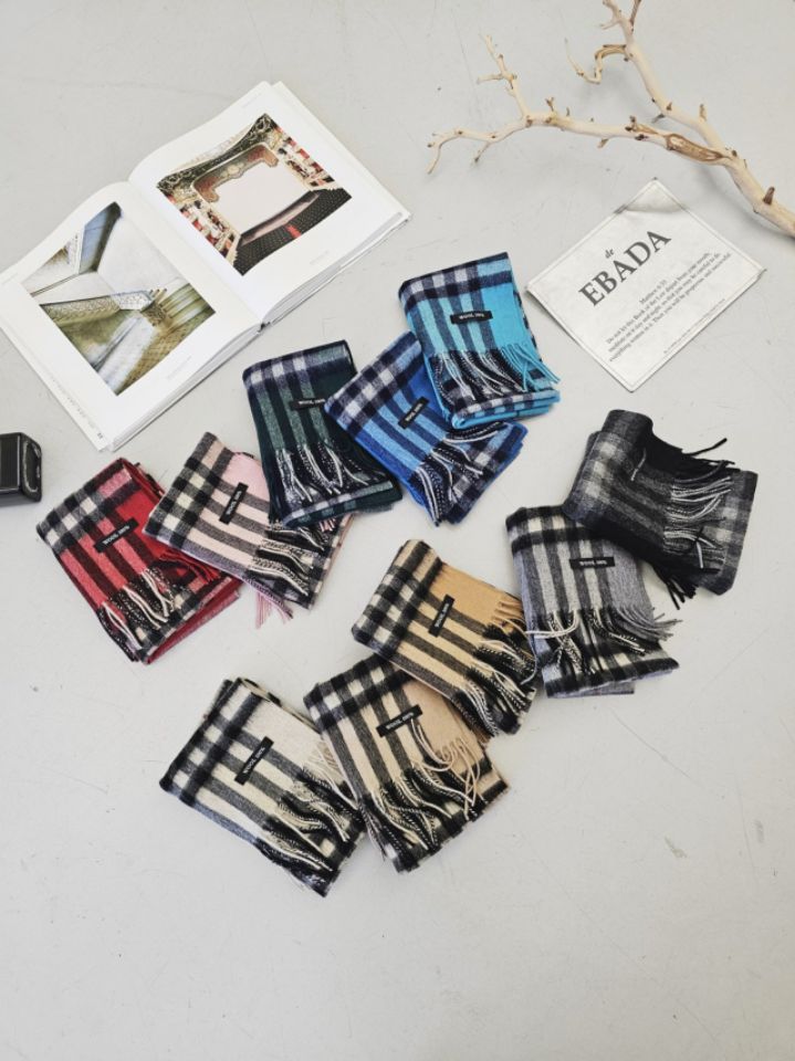 EBADA東大門㊣直郵女裝新款25秋冬人氣職業圍巾披肩羊毛格紋EBADA圍巾/披肩