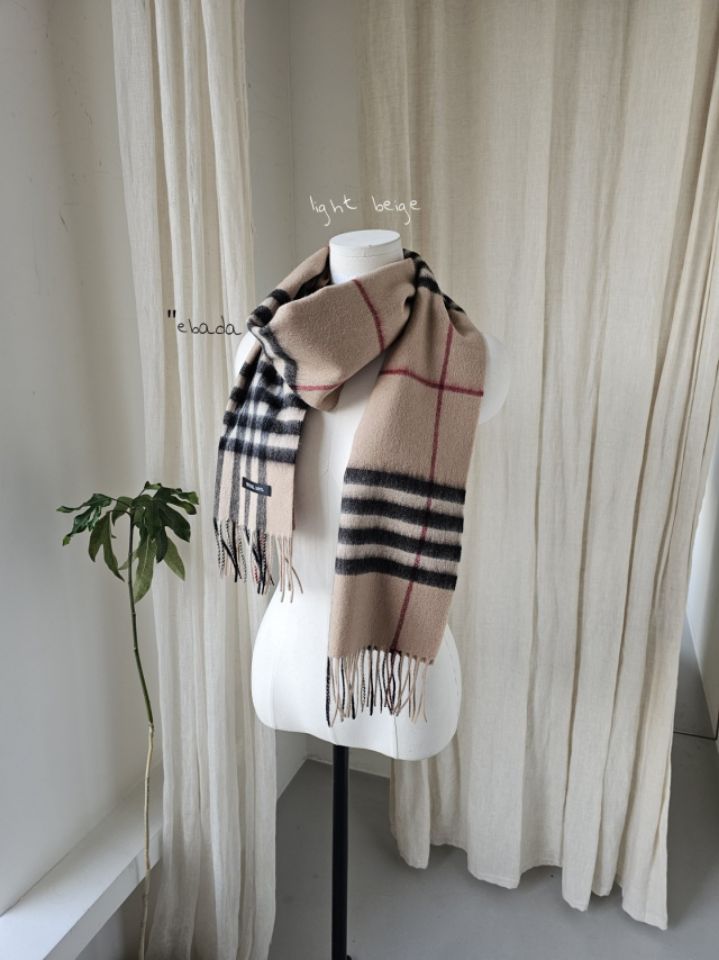 EBADA東大門㊣直郵女裝新款25秋冬人氣職業圍巾披肩羊毛格紋EBADA圍巾/披肩圖色3