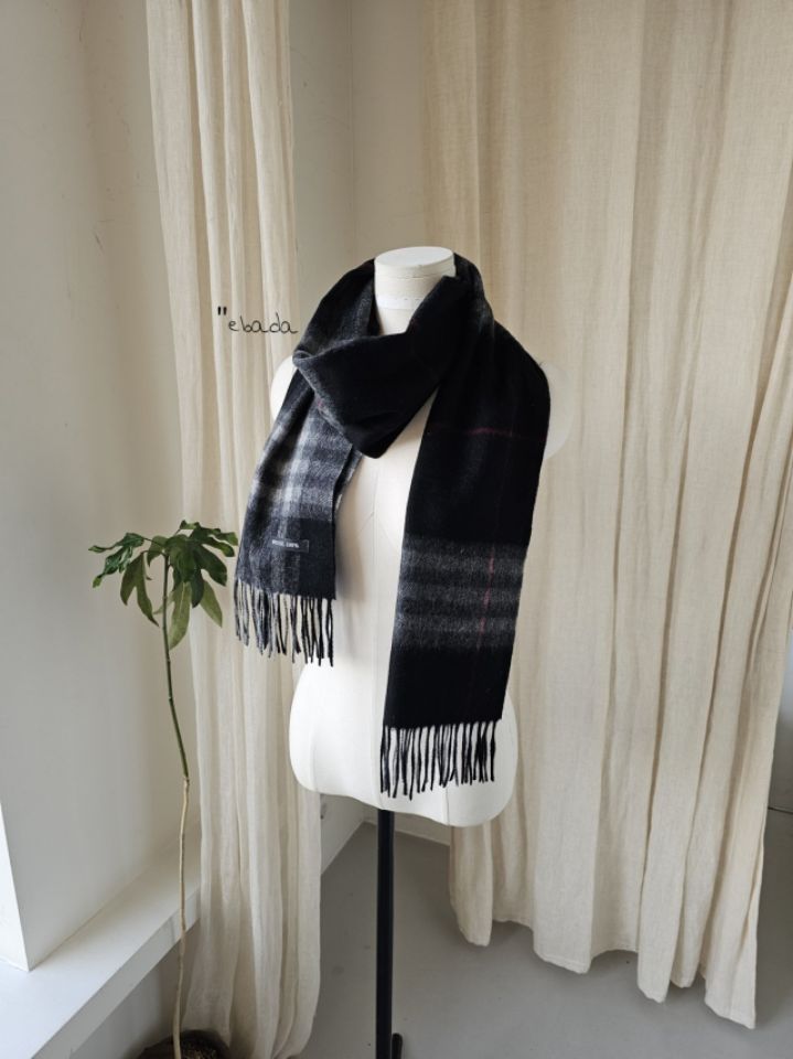 EBADA東大門㊣直郵女裝新款25秋冬人氣職業圍巾披肩羊毛格紋EBADA圍巾/披肩圖色4