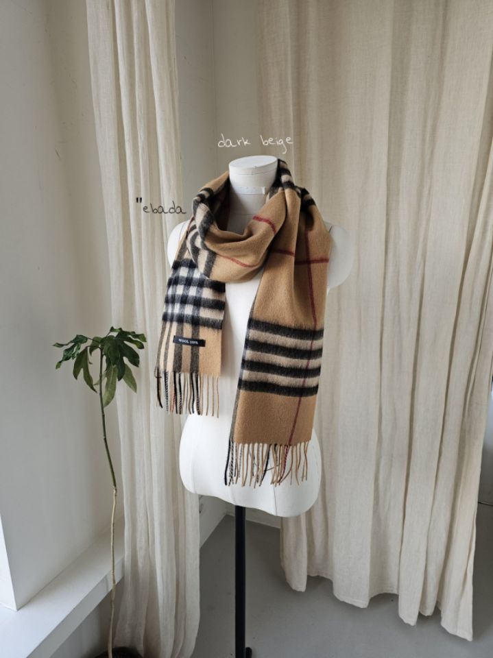 EBADA東大門㊣直郵女裝新款25秋冬人氣職業圍巾披肩羊毛格紋EBADA圍巾/披肩圖色6