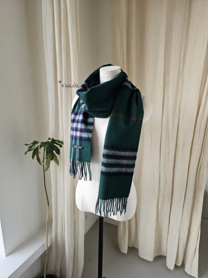 EBADA東大門㊣直郵女裝新款25秋冬人氣職業圍巾披肩羊毛格紋EBADA圍巾/披肩圖色7