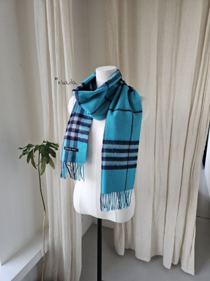 EBADA東大門㊣直郵女裝新款25秋冬人氣職業圍巾披肩羊毛格紋EBADA圍巾/披肩圖色9