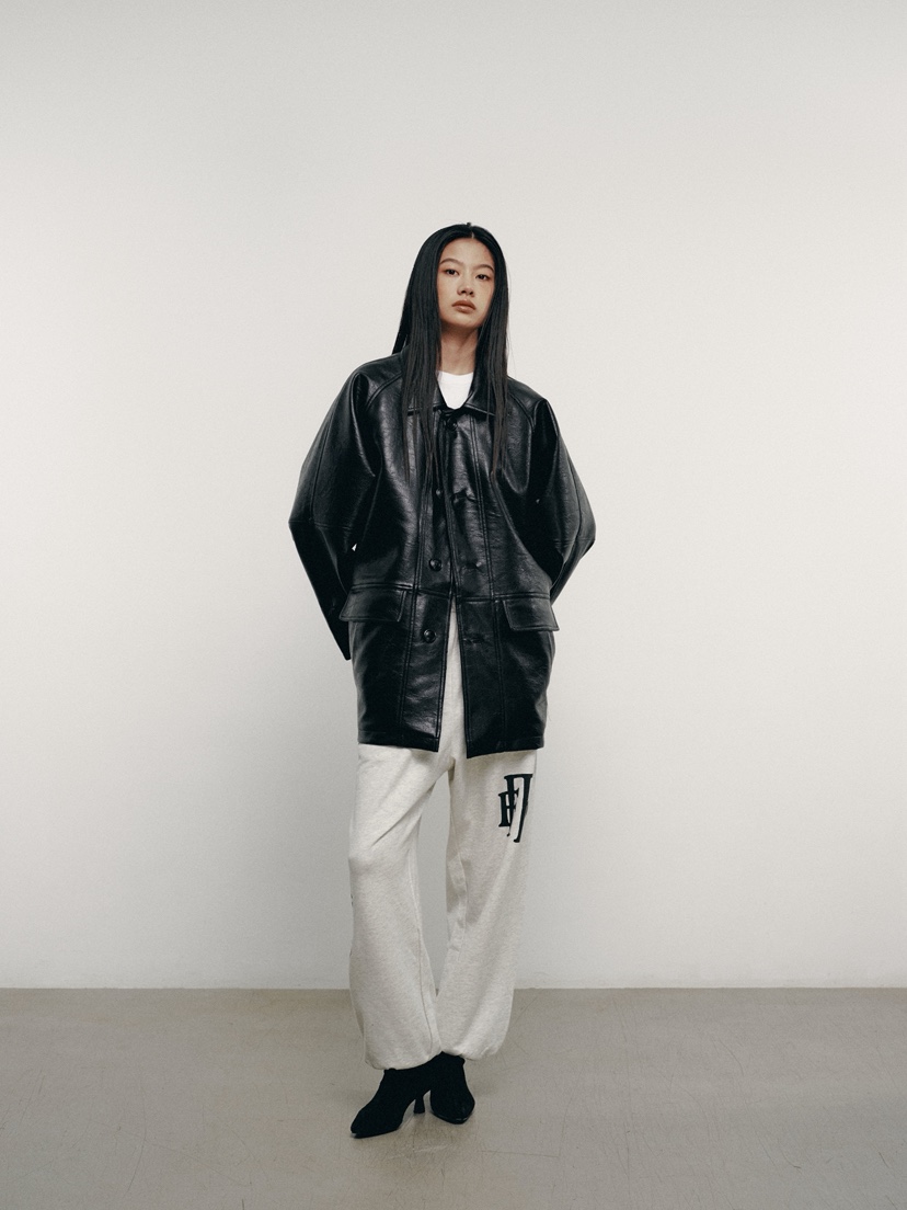 FIFO東大門㊣實拍女裝新款25秋冬真品人氣職業休閑推薦皮衣FIFO皮衣