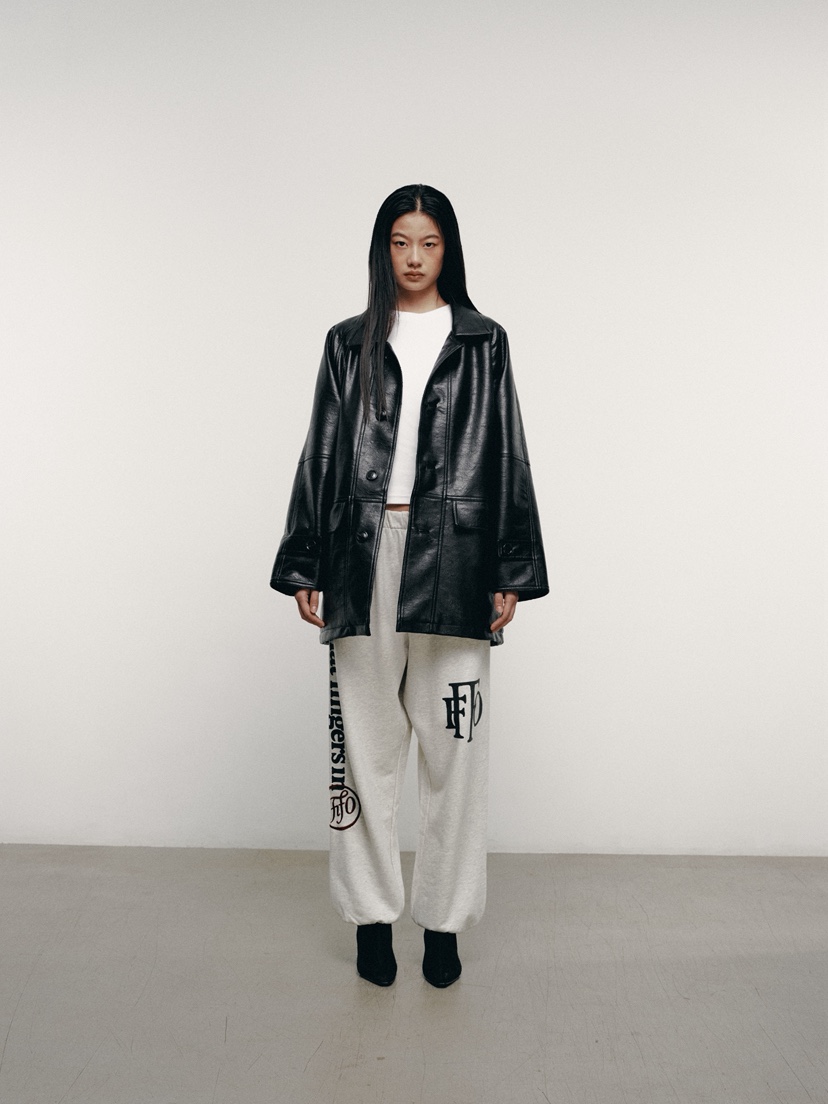 FIFO東大門㊣實拍女裝新款25秋冬真品人氣職業休閑推薦皮衣FIFO皮衣