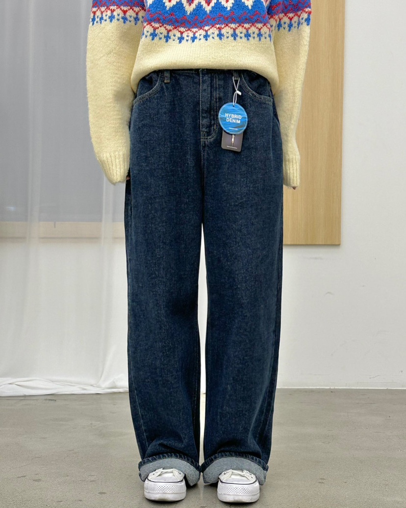 BUT東大門㊣直郵女士新款休閑真品25秋冬熱賣時尚牛仔褲加絨button牛仔褲