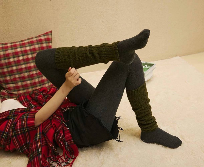 CACTUS-Q東大門㊣實拍女裝新品熱賣25秋冬職業休閑襪子羊毛CACTUS十雙起/可混搭襪子圖色3