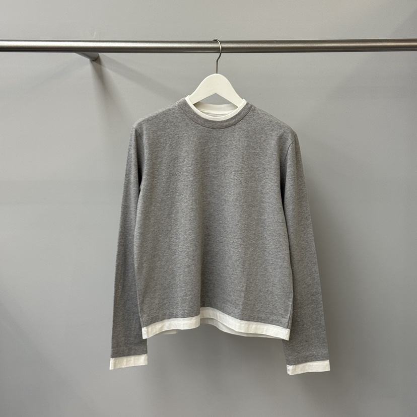 WATER/RIVER東大門㊣直郵女士新款時尚25秋冬人氣職業長袖T恤WATER/RIVER長袖T恤圖色3