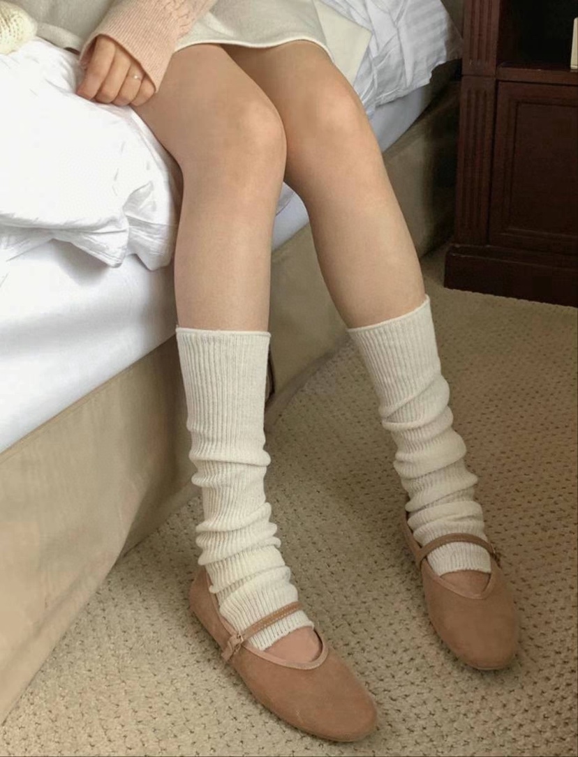 CACTUS-Q東大門㊣代購女裝新品時尚熱賣職業休閑襪子羊毛條紋CACTUS十雙起/可混搭襪子圖色1