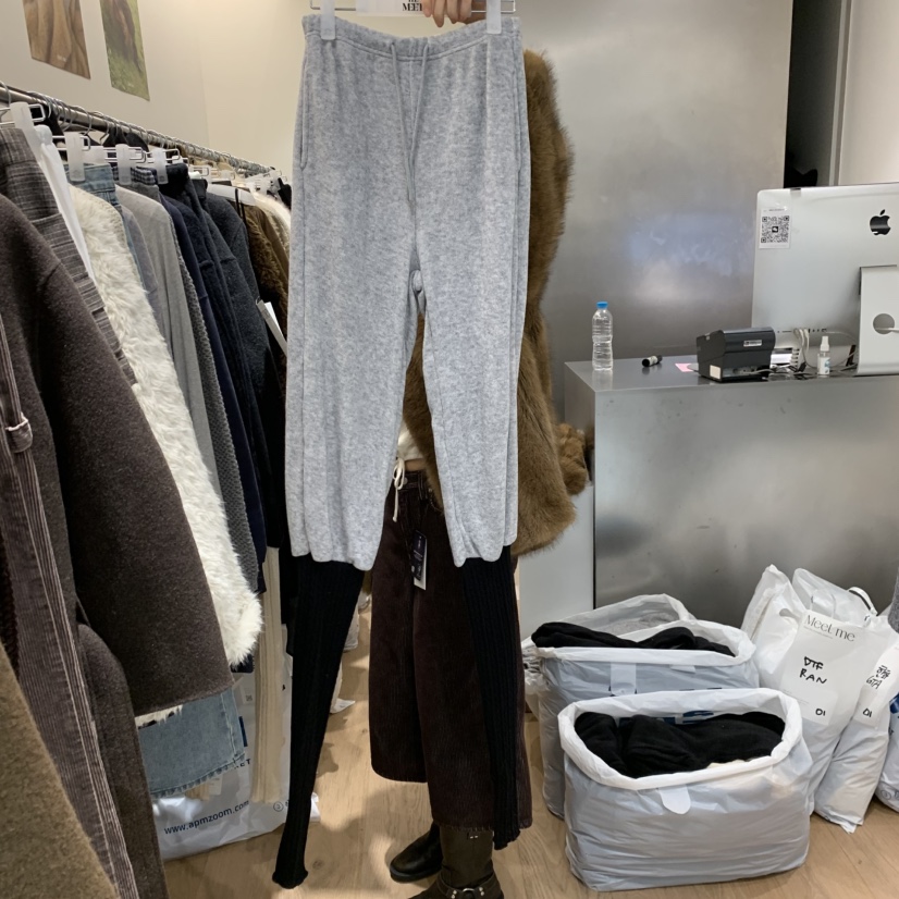 MEET ME韓國代購㊣女裝新款真品休閑25秋冬熱賣推薦休閑褲MEET ME休閑褲圖色2