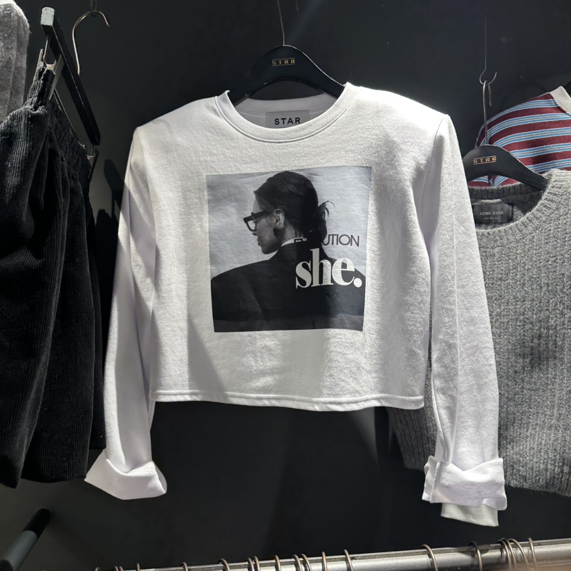 LONE STAR東大門㊣直郵女士新款職業休閑時尚人氣推薦長袖T恤LONE STAR長袖T恤圖色1