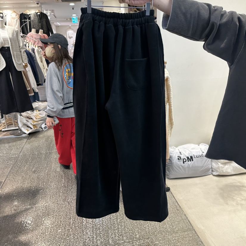 CELINA東大門㊣直郵女裝新款真品職業熱賣休閑褲加絨羊毛開衩CELI_NA休閑褲