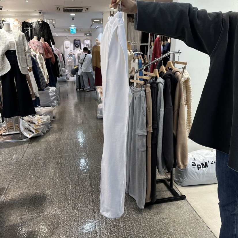 CELINA東大門㊣直郵女裝新款真品職業熱賣休閑褲加絨羊毛開衩CELI_NA休閑褲