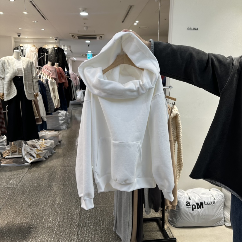 CELINA韓國代購㊣女士新款人氣25秋冬職業休閑推薦衛衣加絨CELI_NA衛衣圖色1