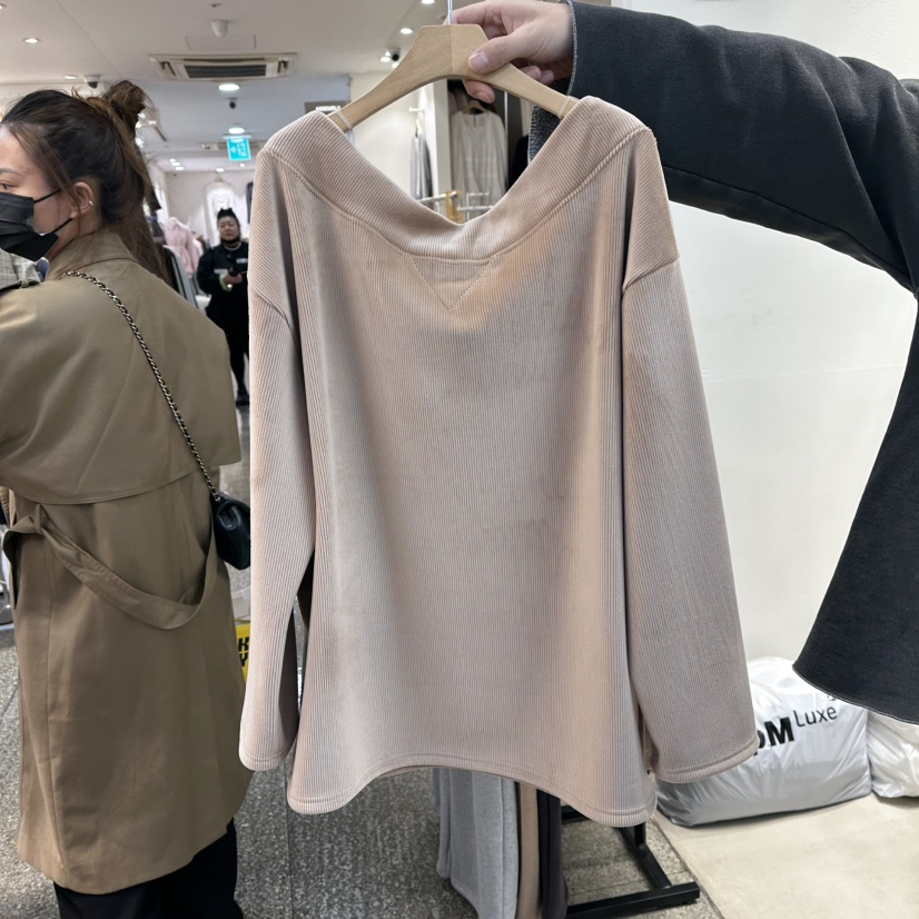 CELINA東大門㊣實拍女士新款真品推薦人氣時尚熱賣職業長袖T恤CELI_NA長袖T恤圖色1