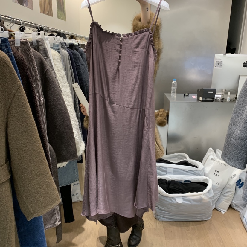 MEET ME韓國代購㊣女裝新款推薦真品休閑人氣熱賣職業連衣裙MEET ME連衣裙圖色1