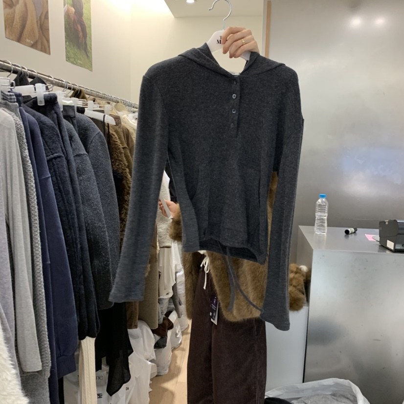 MEET ME東大門㊣直郵女士新品25秋冬職業時尚熱賣人氣長袖T恤MEET ME長袖T恤圖色2