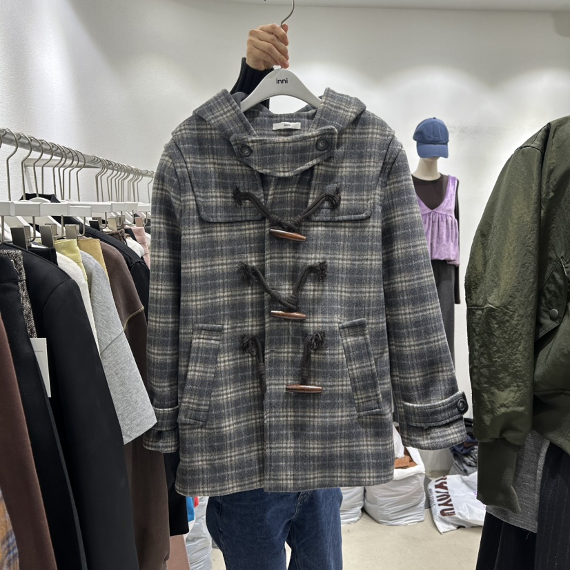 INNI韓國代購㊣女士新款真品推薦人氣休閑熱賣時尚25秋冬夾克inni夾克圖色2