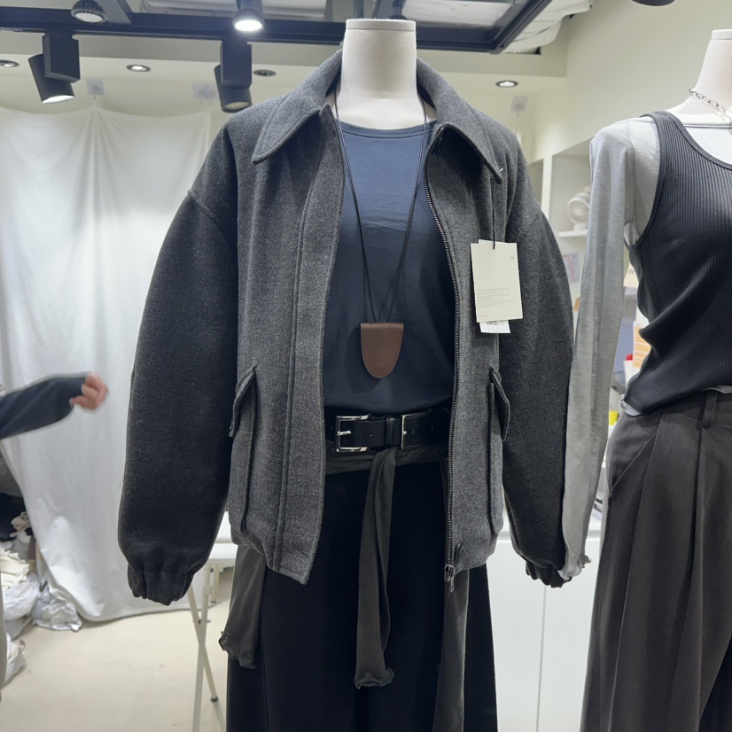 OWNS韓國代購㊣女士新款真品時尚人氣25秋冬推薦職業短款大衣OWNS HAUS短款大衣