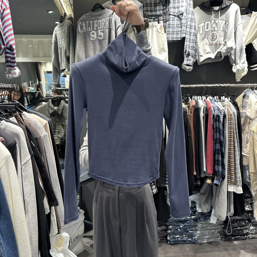 LONE STAR東大門㊣代購女裝新品25秋冬時尚推薦真品長袖T恤LONE STAR長袖T恤圖色2