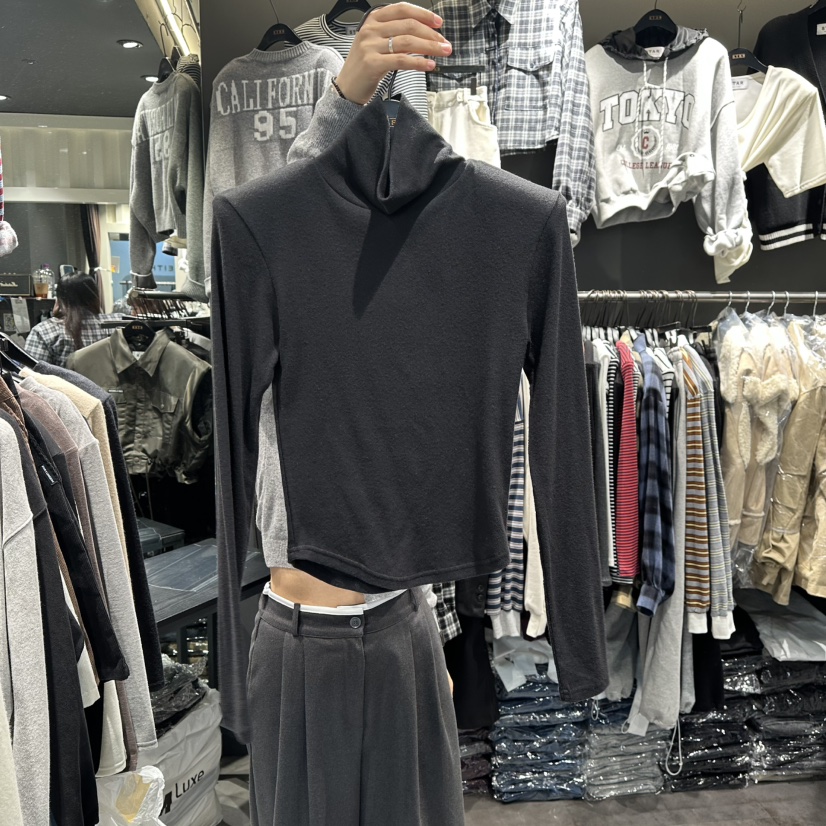 LONE STAR東大門㊣代購女裝新品25秋冬時尚推薦真品長袖T恤LONE STAR長袖T恤圖色3