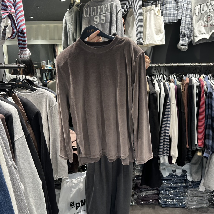 LONE STAR東大門㊣代購女士新品人氣熱賣25秋冬時尚長袖T恤LONE STAR長袖T恤圖色3