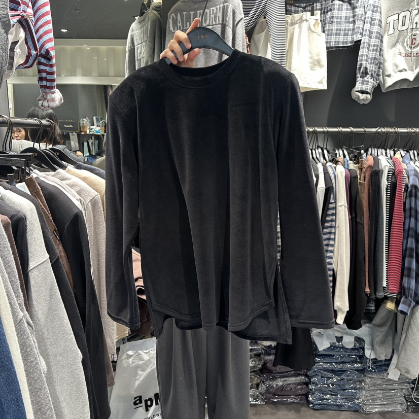 LONE STAR東大門㊣代購女士新品人氣熱賣25秋冬時尚長袖T恤LONE STAR長袖T恤圖色4