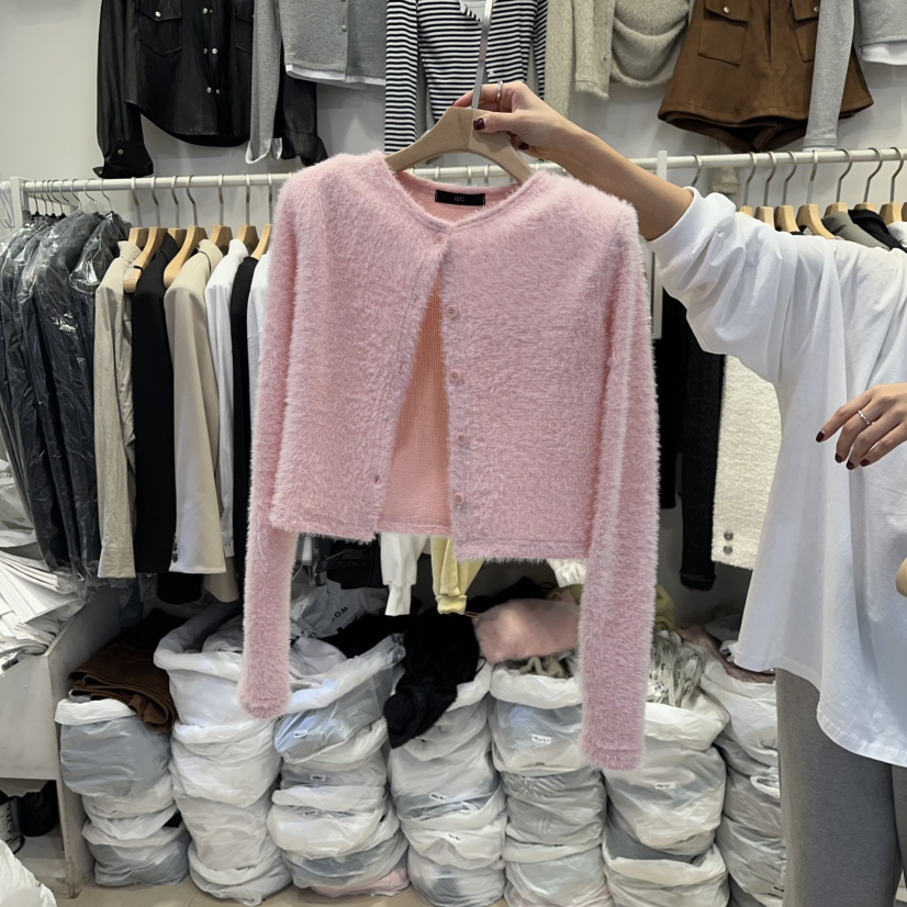 Q C東大門㊣代購女裝新款推薦人氣25秋冬熱賣套裝安哥拉套裝Republlc of qc套裝圖色1