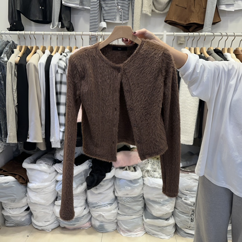 Q C東大門㊣代購女裝新款推薦人氣25秋冬熱賣套裝安哥拉套裝Republlc of qc套裝圖色2