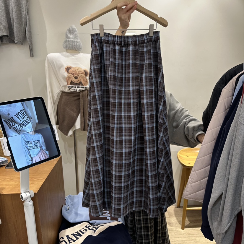 ASSEMBLY韓國直郵㊣女裝新款時尚推薦職業25秋冬休閑人氣長裙ASSEMBLY長裙