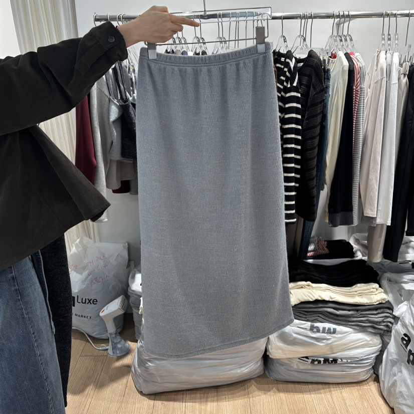 STORIES東大門㊣代購女士新品推薦休閑25秋冬熱賣人氣時尚長裙STORIES長裙圖色1