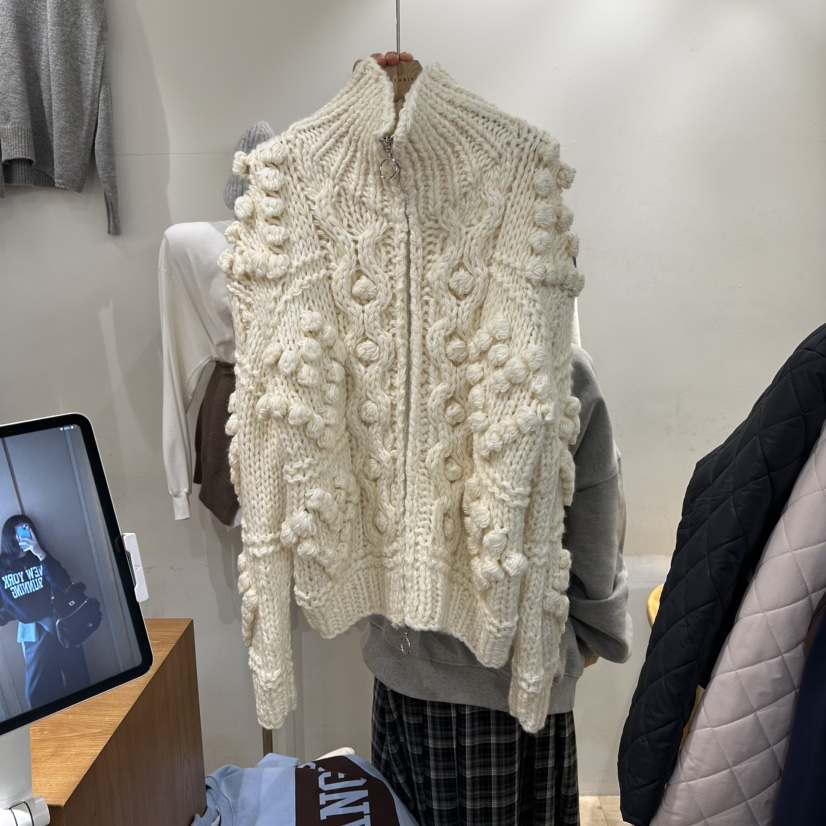 ASSEMBLY東大門㊣實拍女士新品熱賣休閑25秋冬毛衣手工制作ASSEMBLY毛衣圖色1