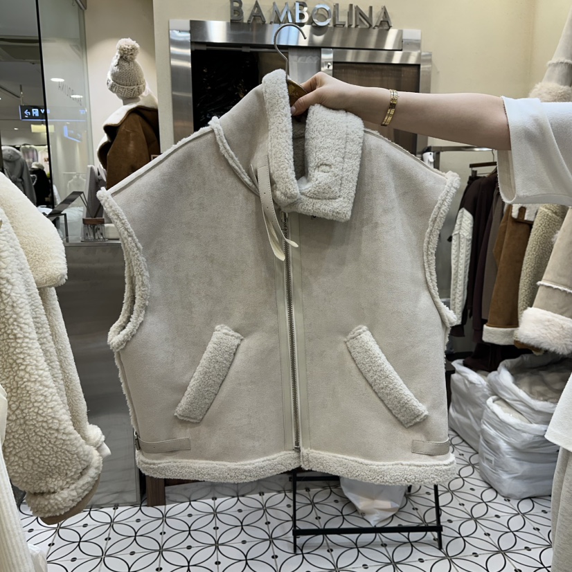 BAMBOLINA東大門㊣直郵女士新款推薦25秋冬職業人氣休閑馬甲BAMBOLINA馬甲圖色1