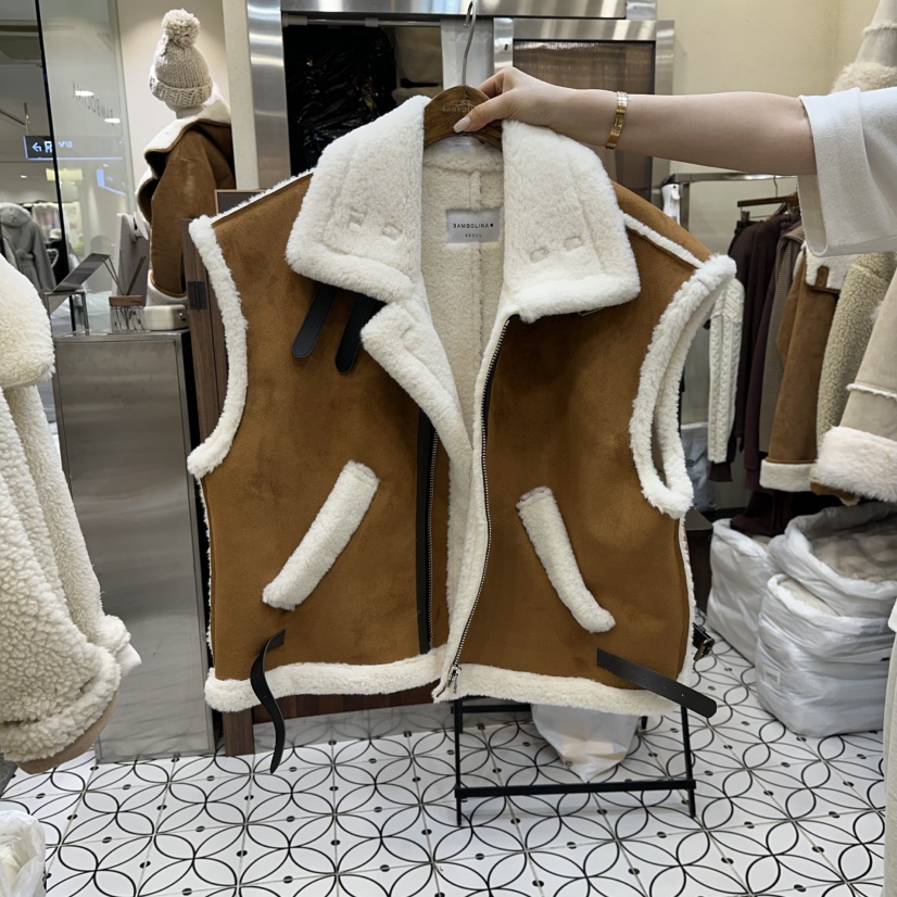 BAMBOLINA東大門㊣直郵女士新款推薦25秋冬職業人氣休閑馬甲BAMBOLINA馬甲圖色2