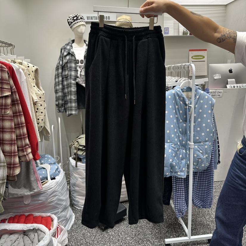 VINTAGE 888韓國直郵㊣女裝新款職業休閑真品推薦休閑褲貂皮VINTAGE888/TRIPLE EIGHT休閑褲圖色3