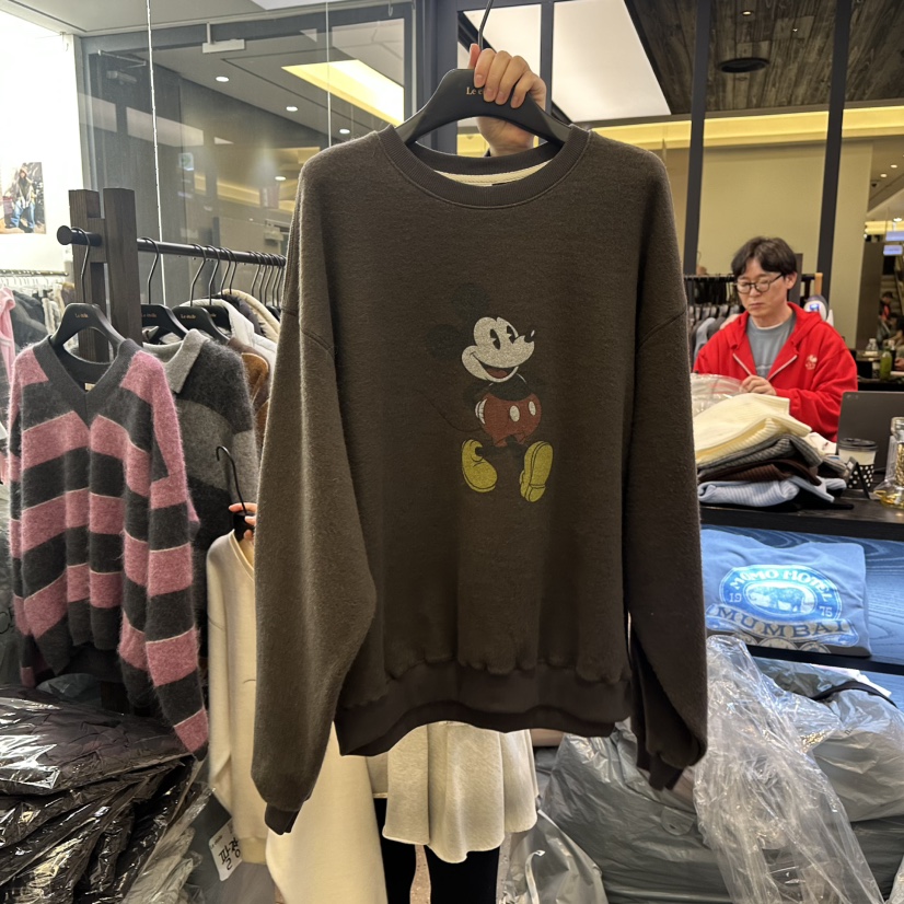 LE ETOILE韓國直郵㊣女士新品職業人氣時尚真品推薦25秋冬衛衣LE ETOILE衛衣圖色1