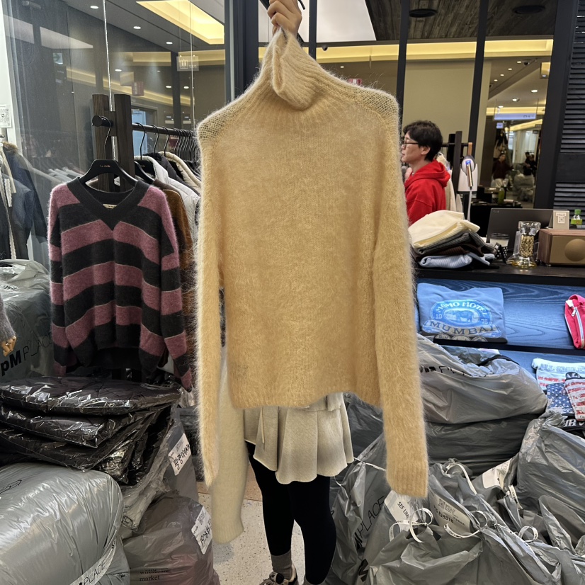 LE ETOILE韓國代購㊣女士新款真品25秋冬職業人氣毛衣高領LE ETOILE毛衣