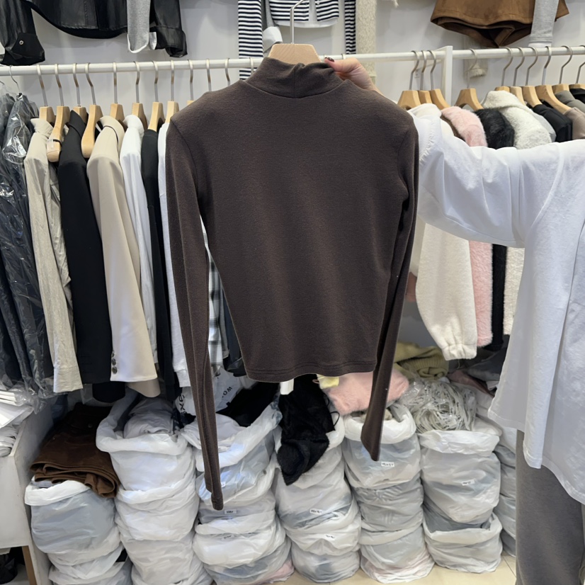 Q C東大門㊣直郵女裝新品職業熱賣真品休閑時尚推薦長袖T恤Republlc of qc長袖T恤