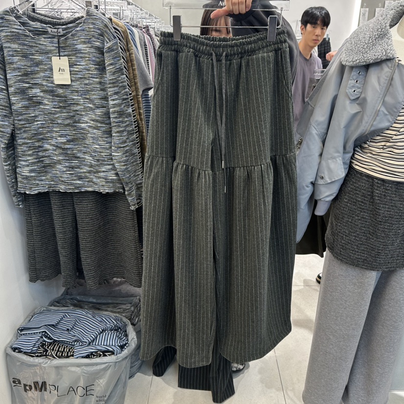 ANDE東大門㊣代購女裝新款熱賣推薦25秋冬時尚真品職業休閑褲Ande休閑褲圖色1