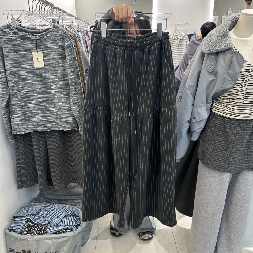 ANDE東大門㊣代購女裝新款熱賣推薦25秋冬時尚真品職業休閑褲Ande休閑褲圖色2