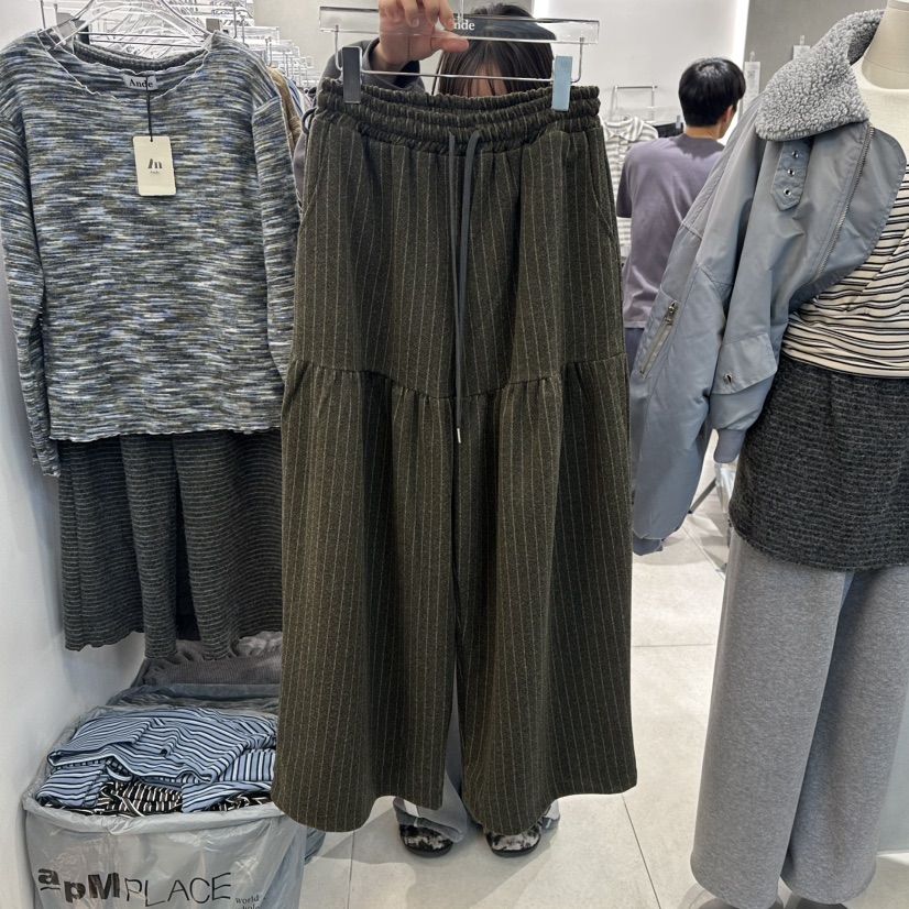 ANDE東大門㊣代購女裝新款熱賣推薦25秋冬時尚真品職業休閑褲Ande休閑褲圖色3